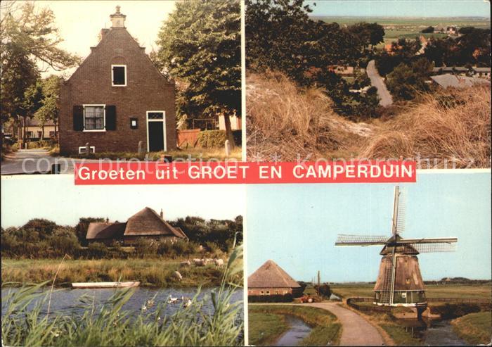 Camperduin Teilansichten Panorama Windmuehle