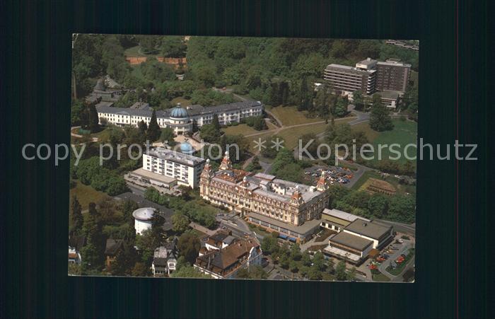 Bad Wildungen Fuerstenhof Badehotel Herz Kreislauf Klinik Fliegeraufnahme