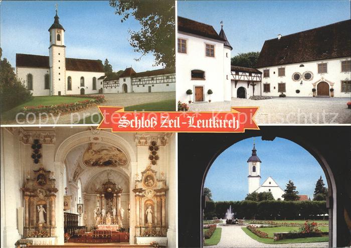 Leutkirch Schloss Zeil Pfarrkirche Maria Himmelskoenigin ehemaliges Pfarrhaus