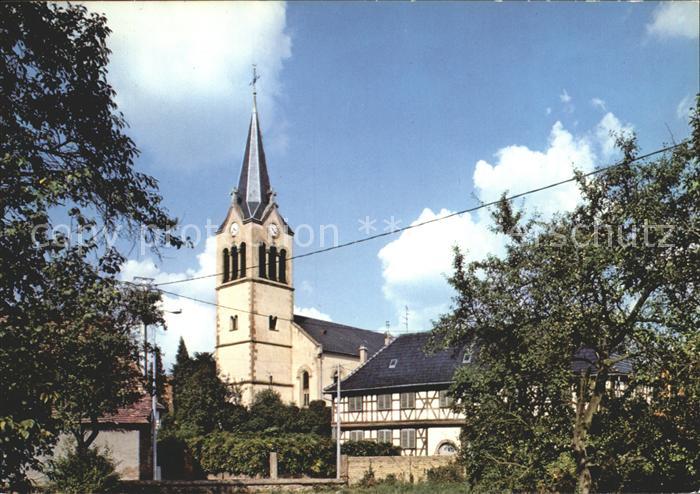 Lampertheim Elsass Eglise protestante