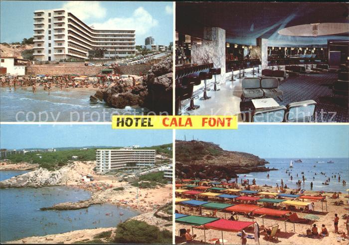 Salou Hotel Cala Font Strandpartie Hotelhalle