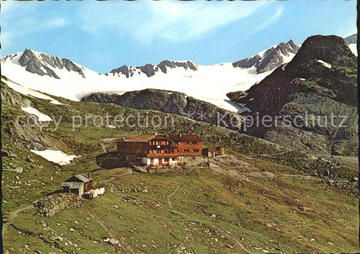 Vernagthuette mit Gr Vernagtferner