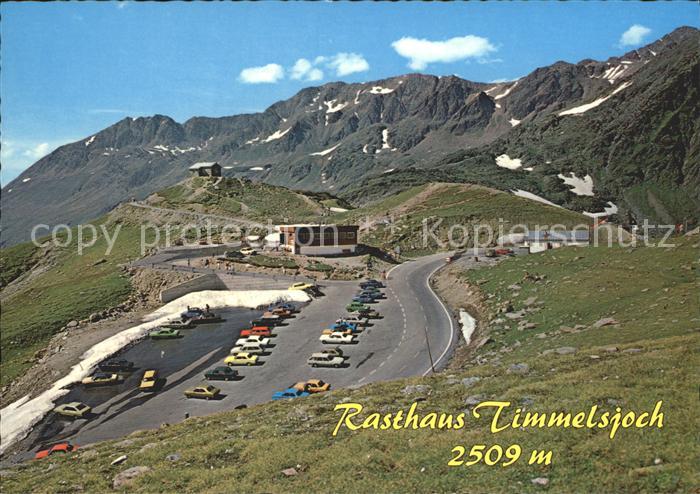 Timmelsjoch mit Rasthaus und Grenzstation