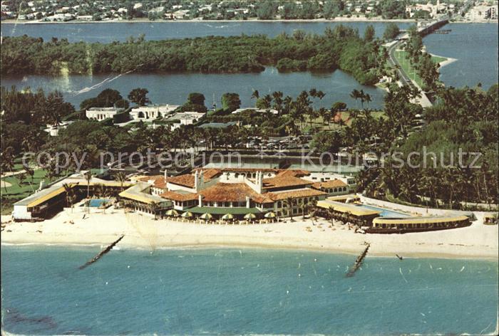 Palm Beach Aerial view of the exclusive Bath and Tennisclub
