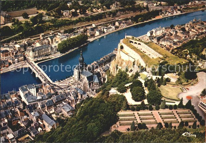 Dinant Wallonie Vue generale aerienne