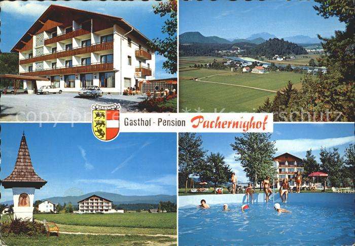 St Egyden Velden Gasthof Pension Pachernighof Swimming Pool Alpenblick