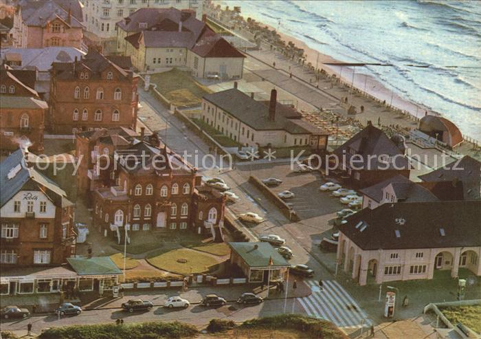 Westerland Sylt Villa Roth am Strand Fliegeraufnahme