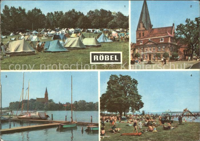 Roebel Mueritz Zeltplatz Rathaus Badeanstalt