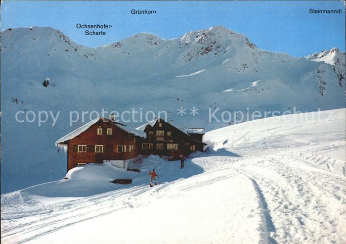 Hirschegg Kleinwalsertal Vorarlberg Schwarzwasserhuette Winterpanorama Alpen