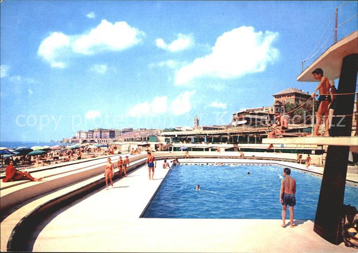 Genova Genua Liguria Piscina lido d Albaro