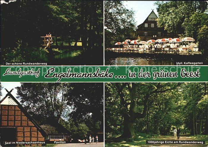 Endel Vechta Landgasthof Egelmannsbaeke Rundwanderweg Kaffeegarten Niedersachsen