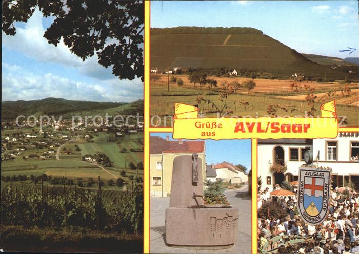 Ayl Saar Winzerort Weinberge Ayler Kupp Brunnen