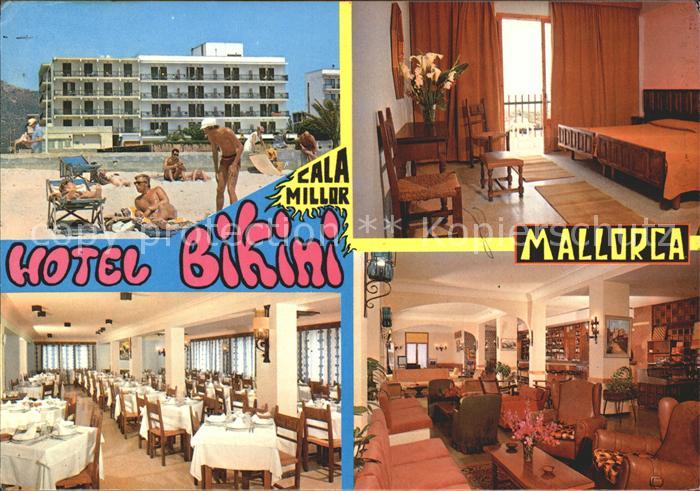 Cala Millor Mallorca Hotel Bikini Strand Speisesaal Zimmer Aufenthaltsraum