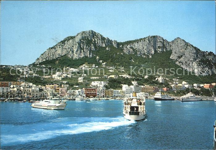 Capri Marina Grande Faehre Dampfer