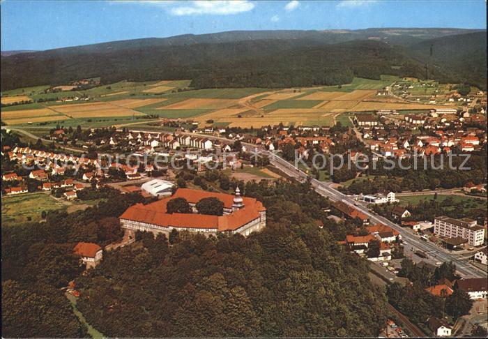 Herzberg Harz Blick auf Welfenschloss Fliegeraufnahme