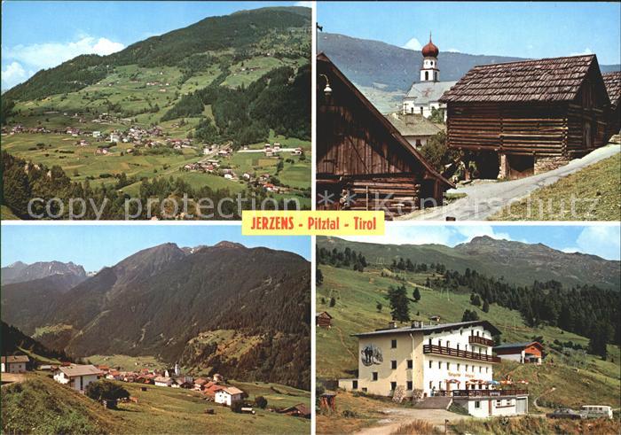 Jerzens Panorama Alpen Bergrestaurant Dorfpartie Kirche