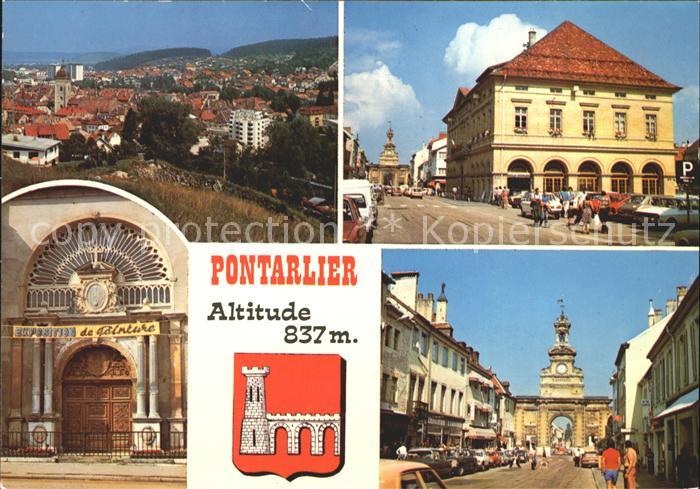 Pontarlier Doubs Teilansichten Portal Gebaeude Torbogen
