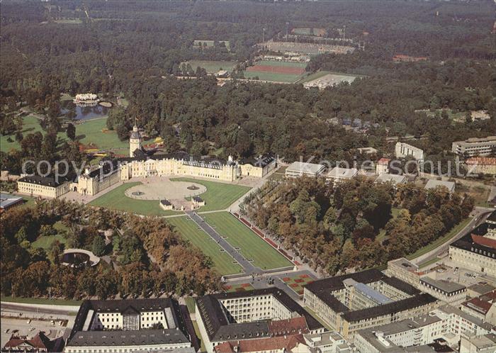 Karlsruhe Schloss Fliegeraufnahme