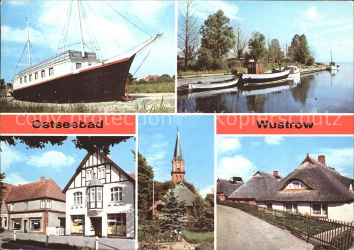 Wustrow Ostseebad Betriebsferienheim Plamag Plauen Hafen Strasse Kirche