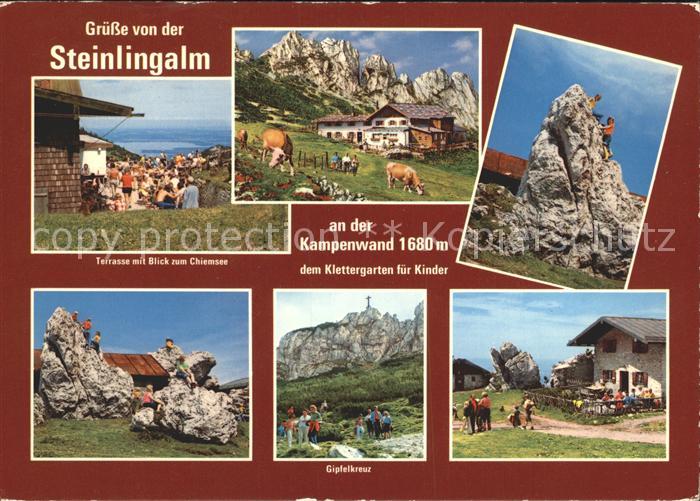 Aschau Chiemgau Steinlingalm an der Kampenwand Bayerische Alpen