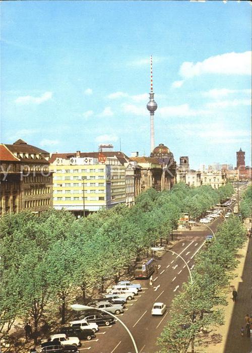 BERLIN CITY Unter den Linden Hauptstadt der DDR