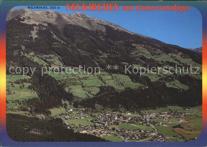 Neukirchen Grossvenediger Panorama Nationalpark Hohe Tauern Fliegeraufnahme