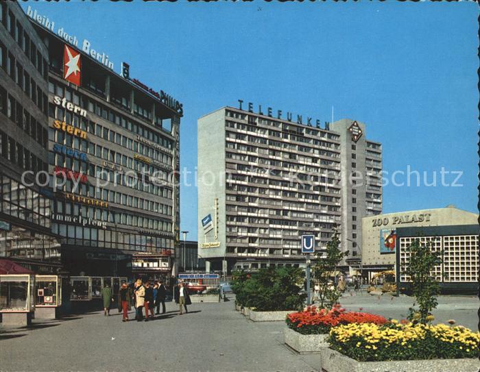 BERLIN CITY Hochhaeuser am Zoo Breitscheidplatz