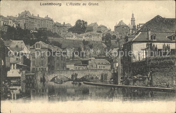 LUXEMBOURG  Luxemburg Alzette au Grund