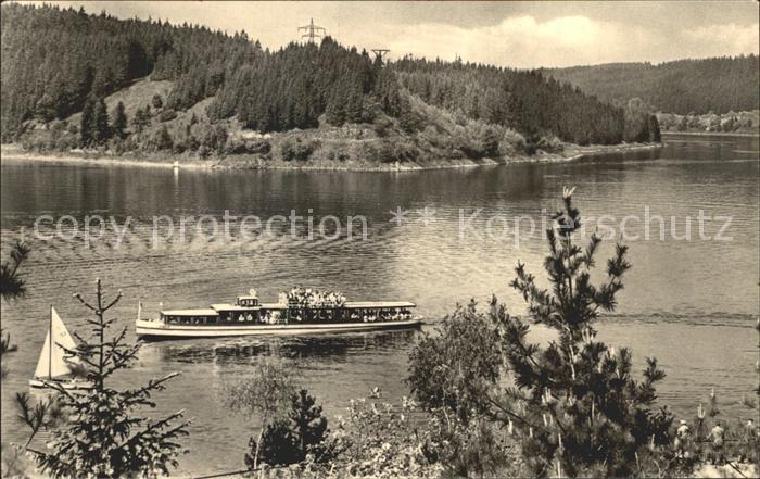 Graefenwarth Stausee Ausflugsboot