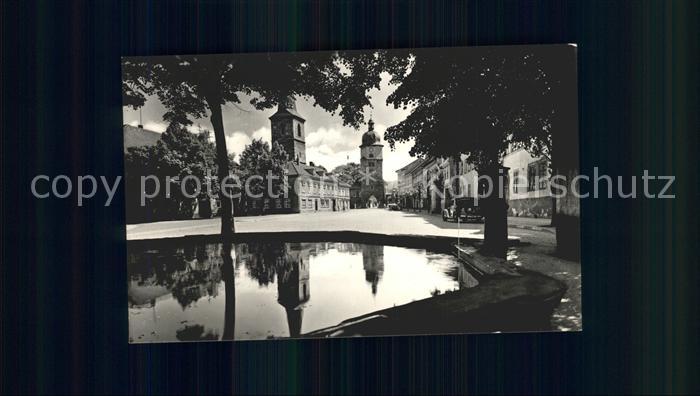 Arnstadt Ilm Blick zum Riedtor