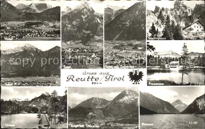 Reutte Tirol und Umgebung Alpenpanorama See