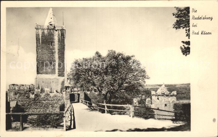 Rudelsburg Burgruine Turm