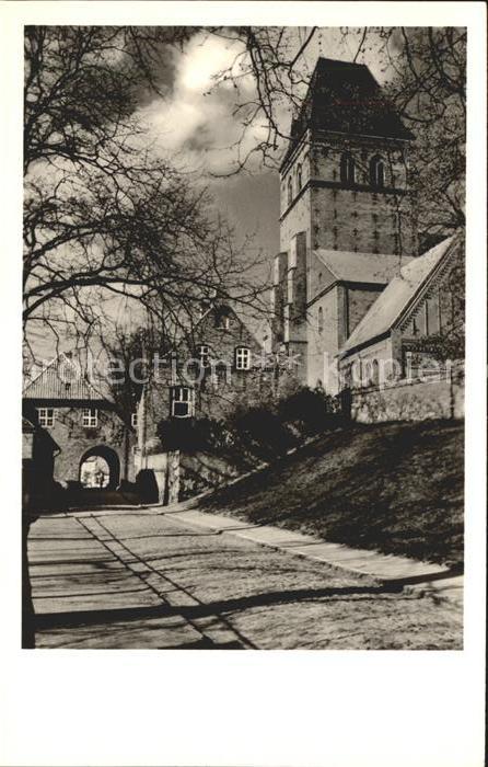 Ratzeburg Schleswig-Holstein Dom mit Bischofssitz und Steintor Inselstadt Natur