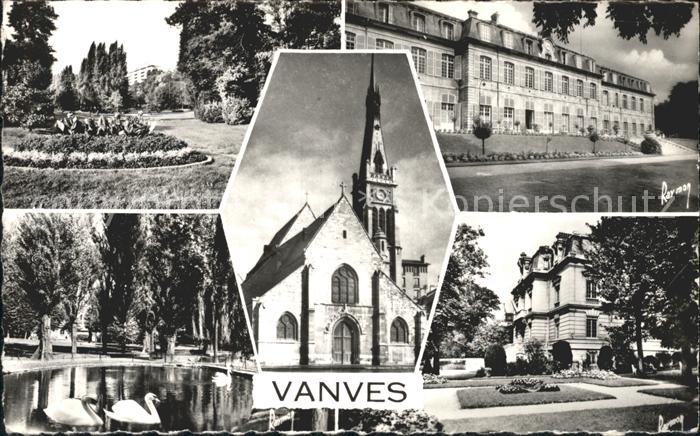 Vanves Parc Lycee Eglise Mairie