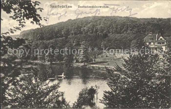 SAARBRueCKEN Saarland Deutschmuehlenweiher