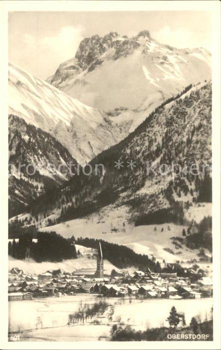 Oberstdorf Winterpanorama Alpen