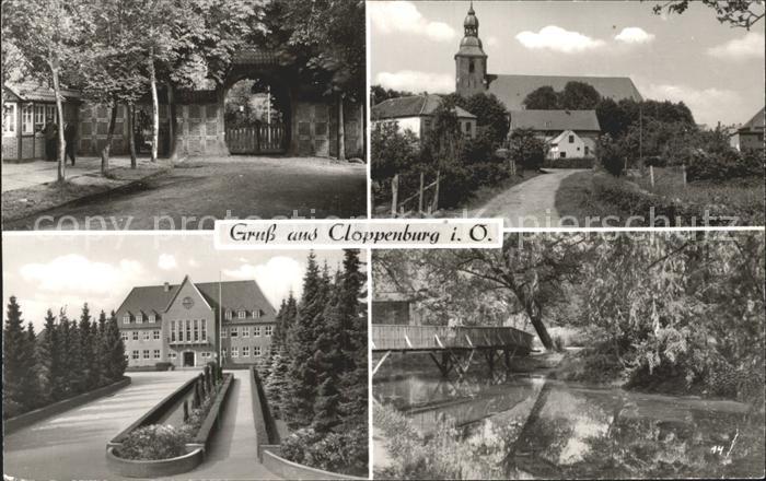 Cloppenburg Schloss Park Kirche Bruecke