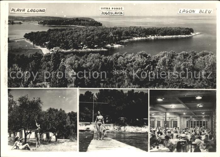 Porec Plava Laguna  Strand Restauration