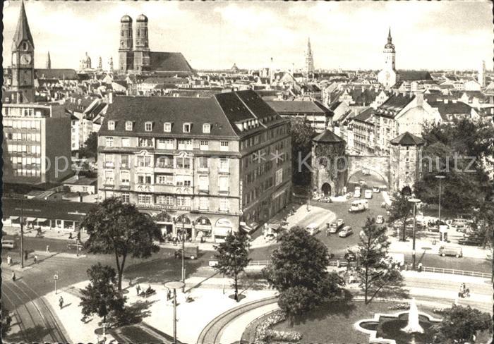 Muenchen Bayern Sendlinger Tor Platz Frauenkirche