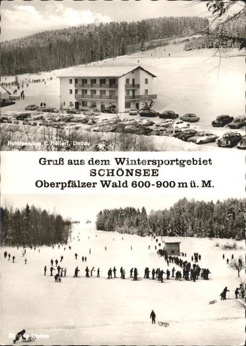 Lindau Oberfranken Hotelpension Hoelleri Skipiste