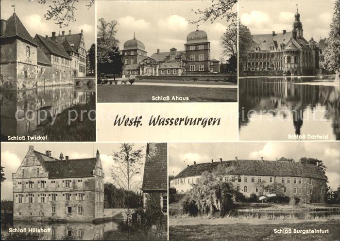 Westfalen Region Schloss Twickel Schloss Ahaus Schloss Darfeld Schloss Huelshoff