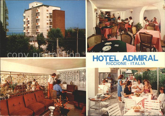 Riccione Hotel Admiral Gastraum Terrasse Klavierspieler