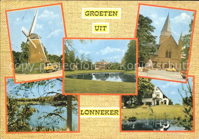 Lonneker Twente Muehle Teich Kirche
