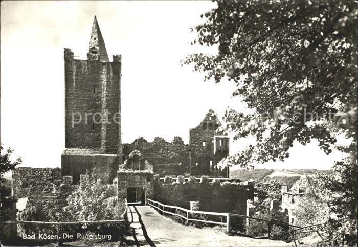 Bad Koesen Die Rudelsburg