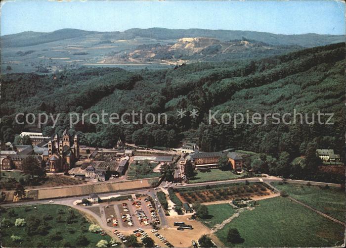 Maria Laach Glees Kloster Fliegeraufnahme