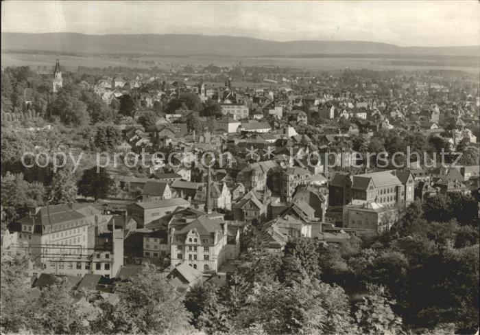 Sonneberg Thueringen Blick vom Schlossberg