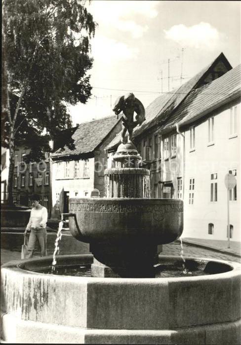 Teterow Mecklenburg Vorpommern Hechtbrunnen