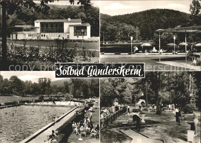 Bad Gandersheim Solbad Kurhaus Osterbergsee Freibad Kleingolfplatz