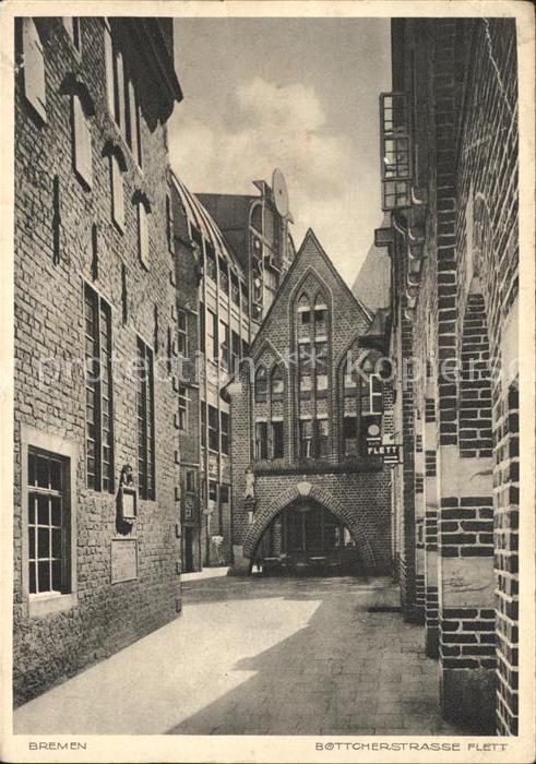 BREMEN  CITY Boettcherstrasse Flett