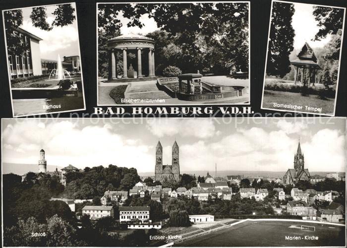 Bad Homburg Kurhaus Elisabethenbrunnen Siamesischer Tempel Schloss Kirche